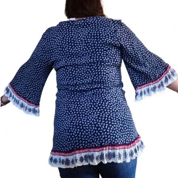 Anne Cole Bohemian Lightweight Tunic Size Medium - Picture 4 of 12